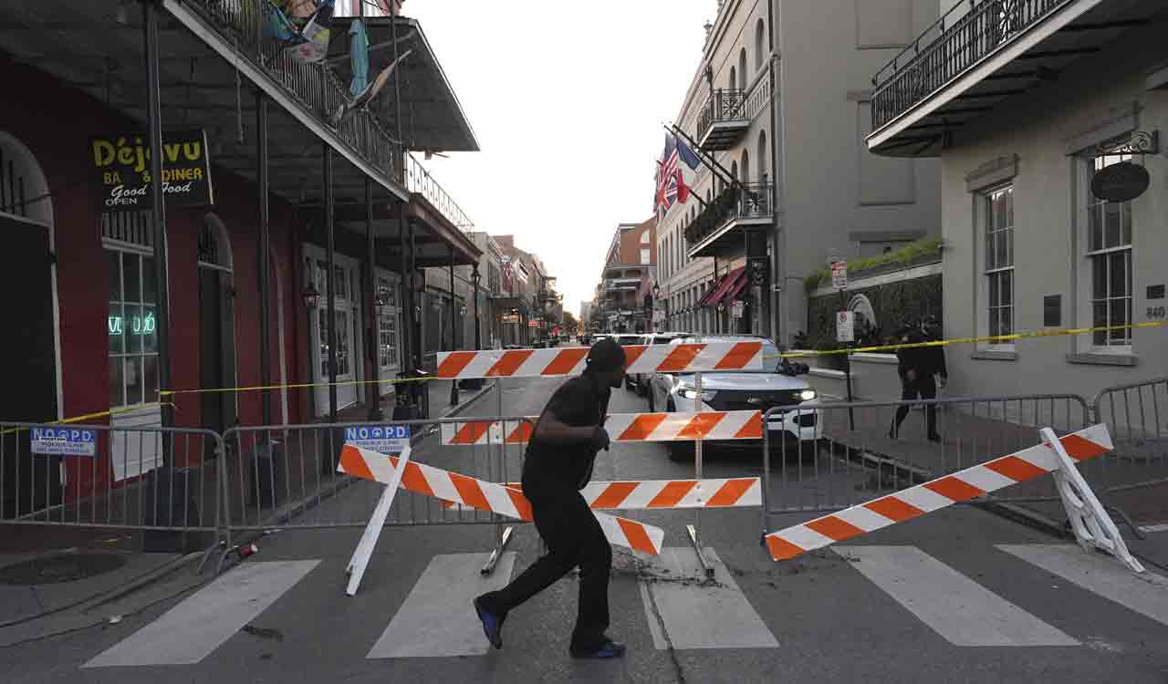 New Orleans carnage: Pickup truck that ploughed through New Year revellers had IS flag on it