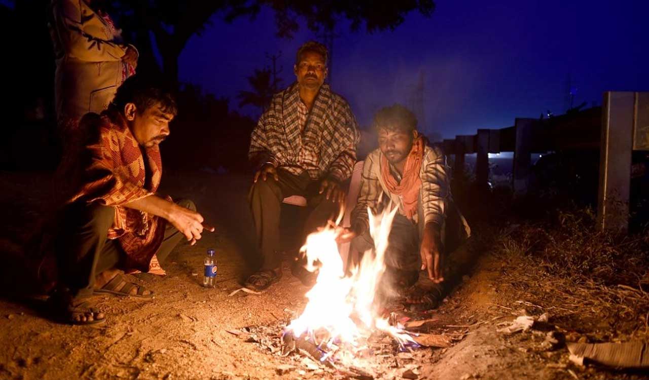 Hyderabad shivers at night and sizzles during day