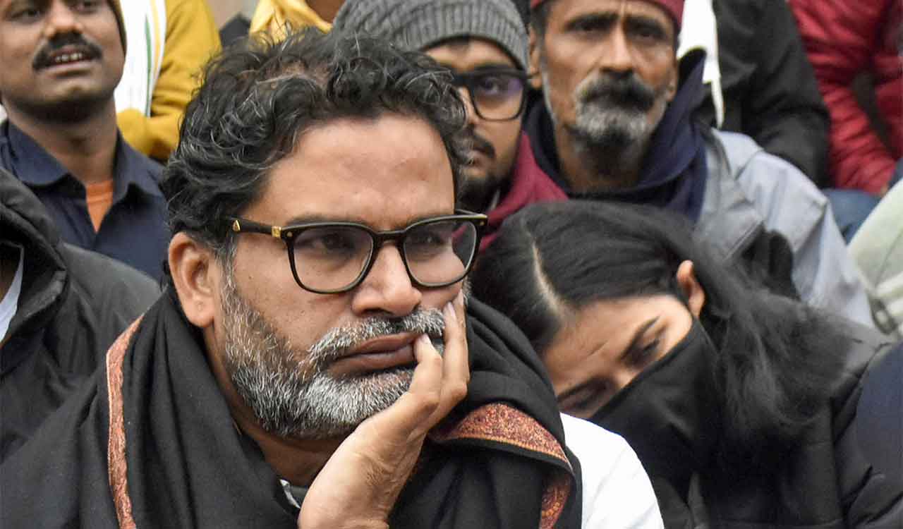 Controversy over ‘Vanity Van’ near Prashant Kishor’s protest site in Patna