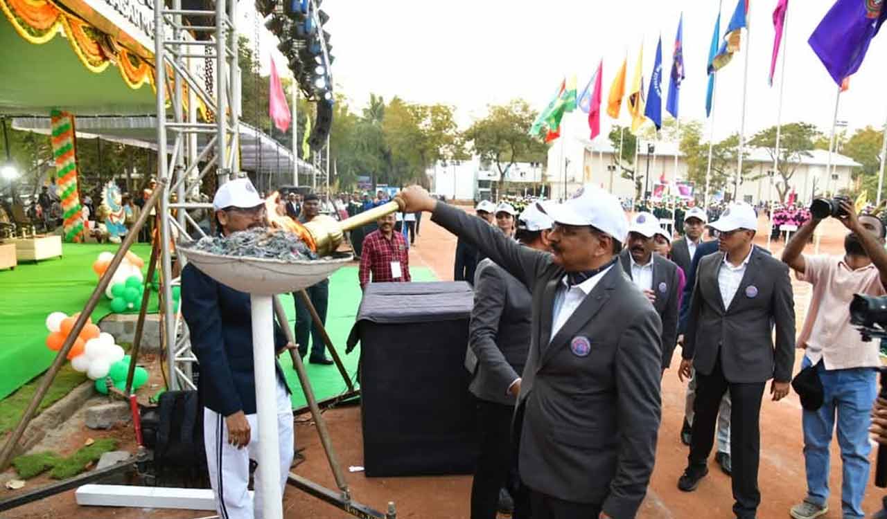 Telangana State Police Games and Sports Meet 2025 begins in Karimnagar