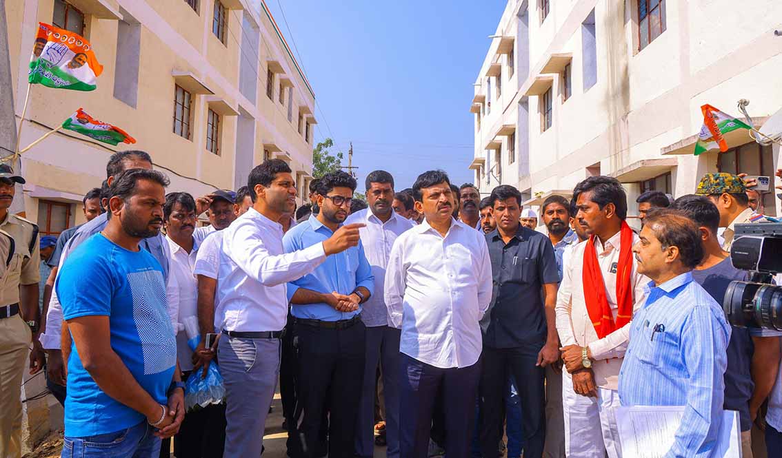 2BHKs built during BRS regime distributed under Indiramma housing scheme in Khammam