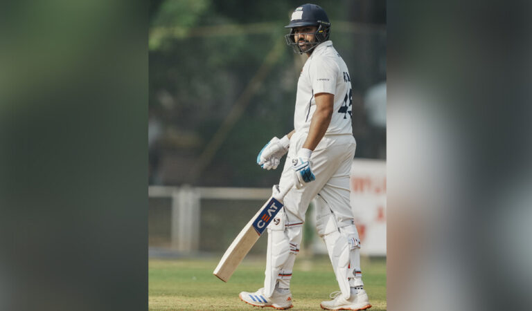 rohit sharmas domestic comeback lasts only 19 balls as mumbai struggle in ranji trophy clash against