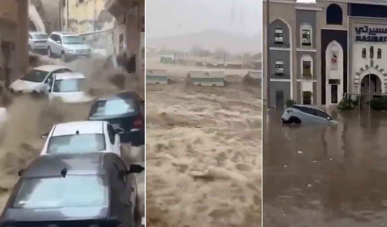 Watch: Mecca, Medina flooded after heavy rains, hailstorms lash parts of Saudi Arabia