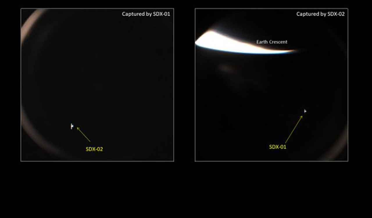 Two SpaDeX satellites ‘closing in for exciting handshake’: ISRO