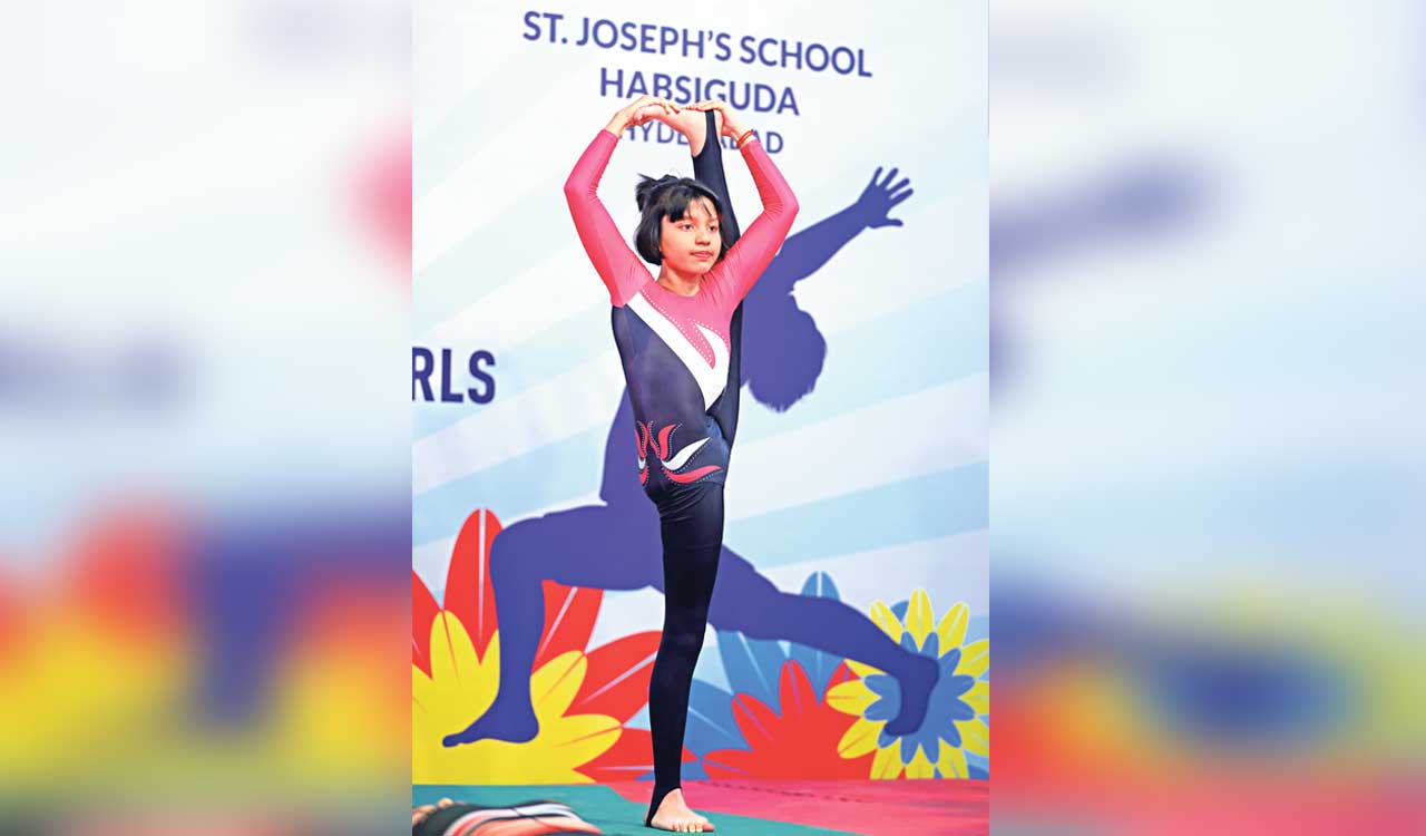 Krittika, Sara grab top honours in National School Games Yogasana U-14 Girls Championship