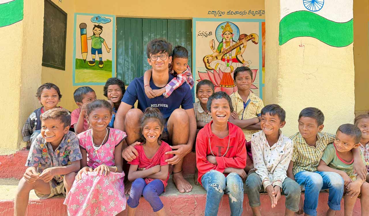 Telangana: Teen helps tribal children in combating malnutrition in Adilabad 