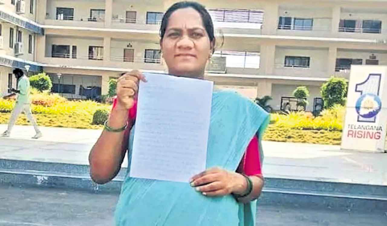 Woman given appointment letter by CM Revanth Reddy denied teacher post in Asifabad