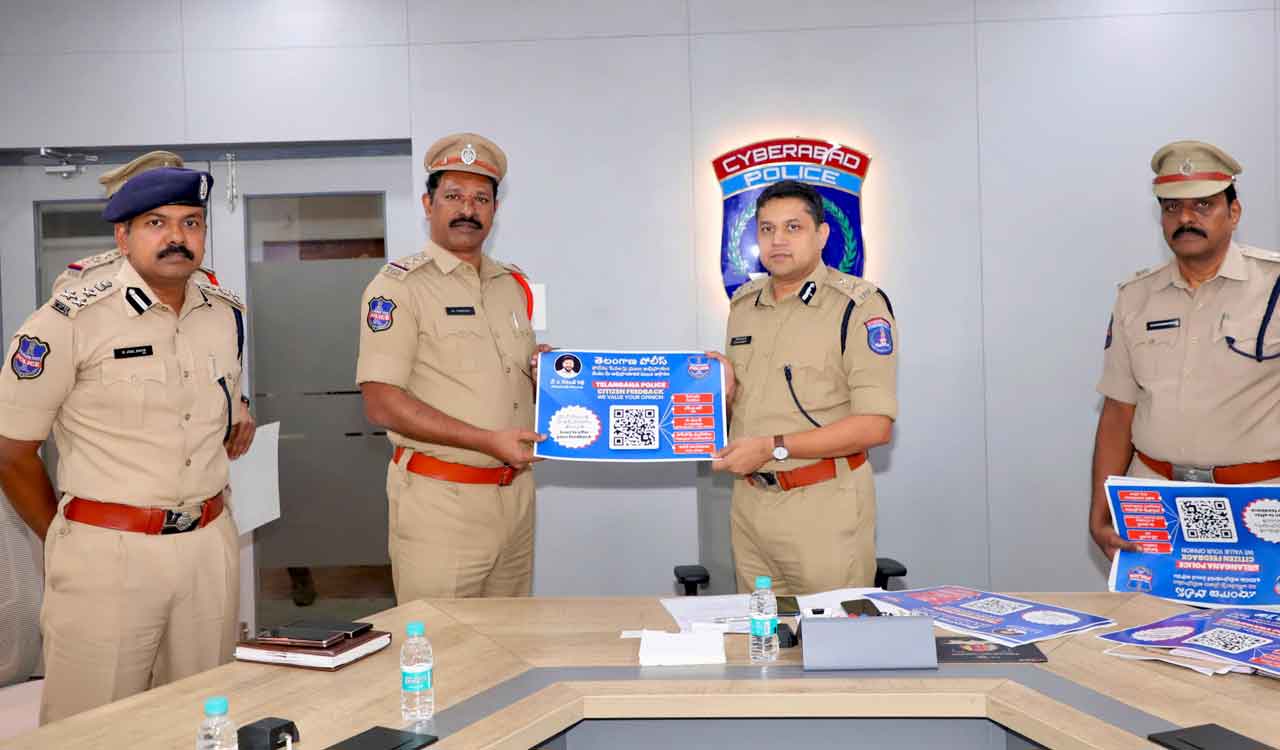 Telangana police launch QR code-based system to register feedback on services