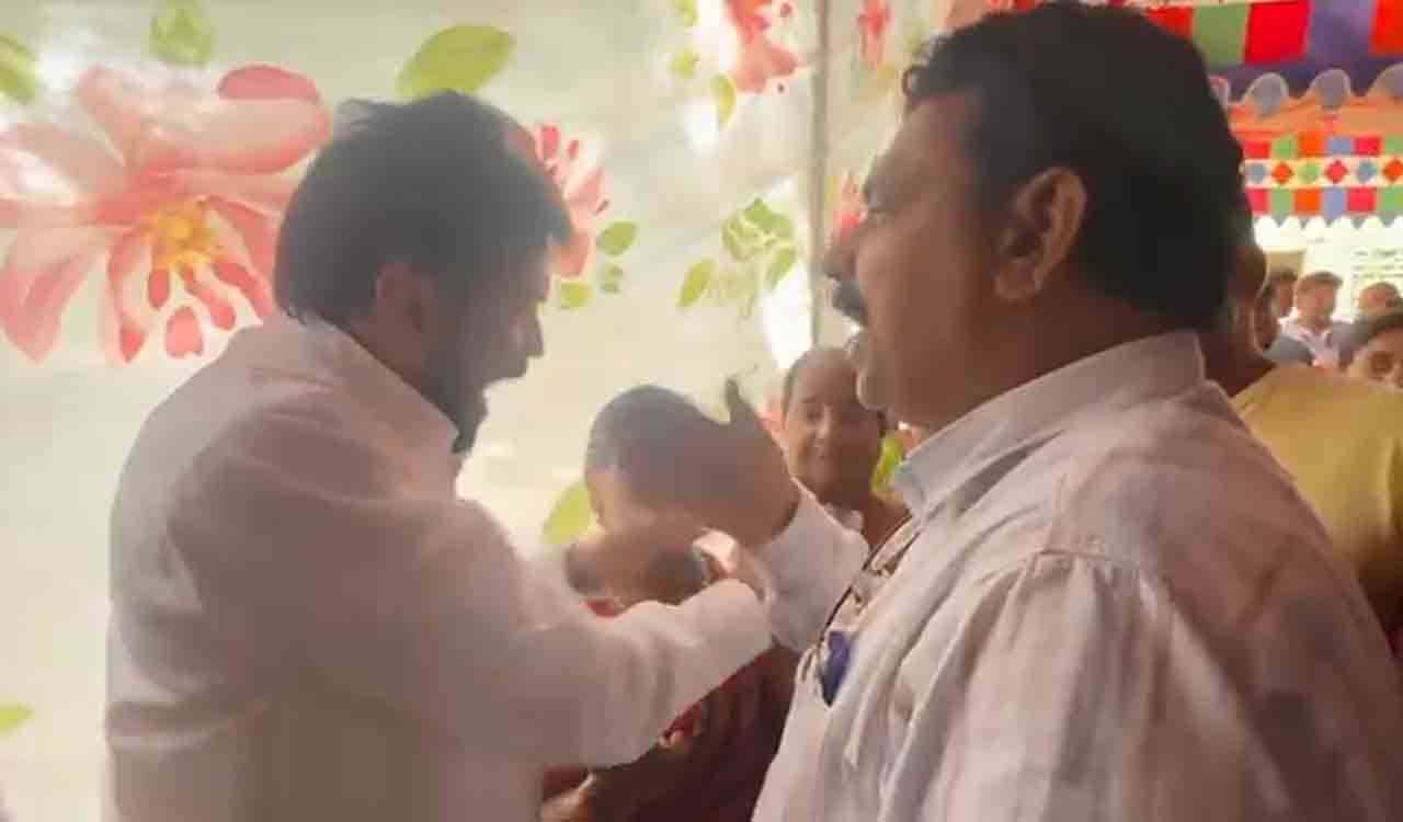 Watch: Telangana Congress leader questions officials over irregularities at Kothagudem gram sabha