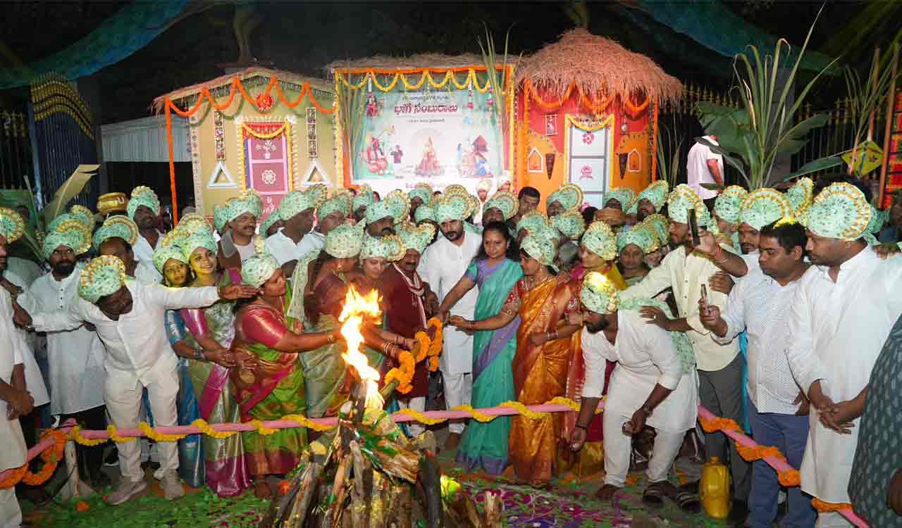 Telangana Jagruthi organises Bhogi celebrations at KBR Park