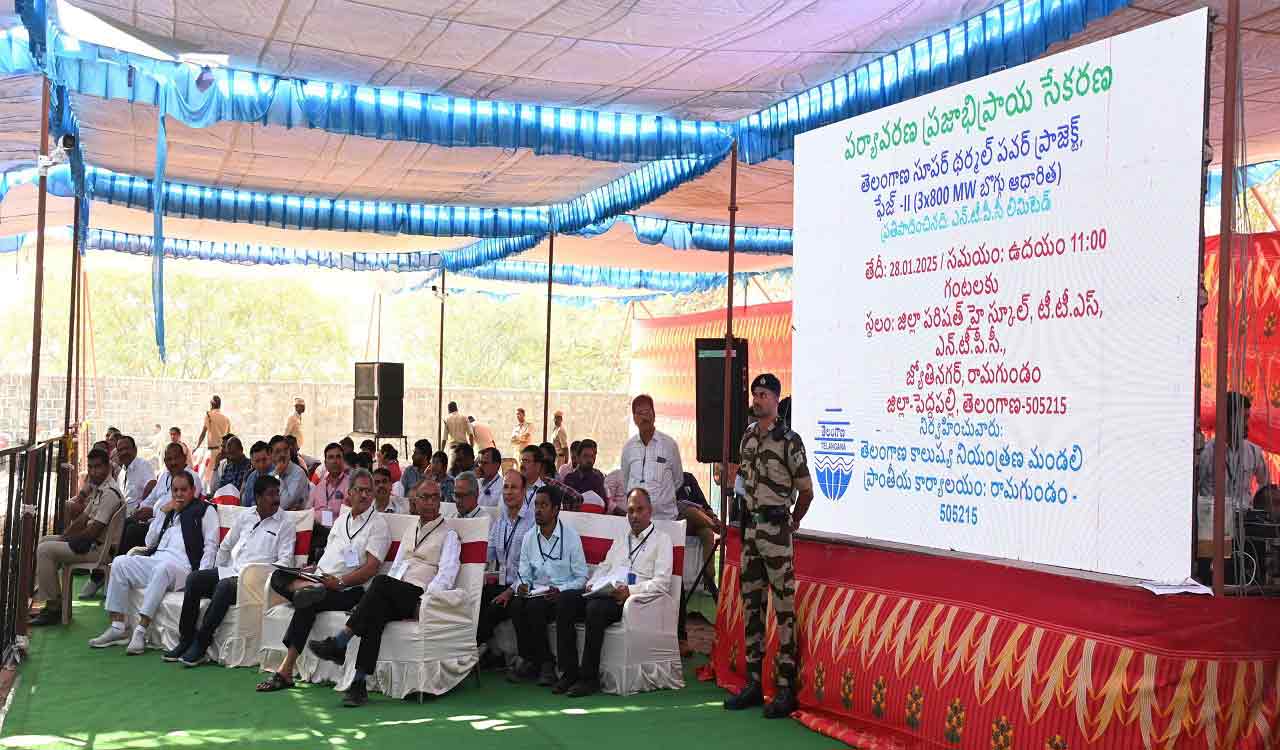 Environment public hearing for Telangana Super Thermal Power Plant held amid tight security