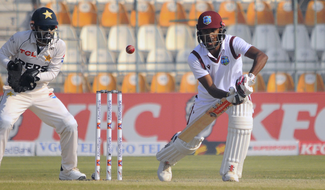 Pakistan struggle in chase against West Indies in 2nd Test in Multan