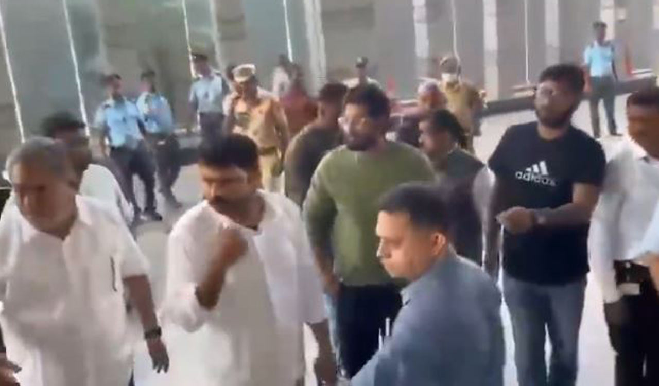 Sandhya theater stampede tragedy: Allu Arjun visits Sri Teja at KIMS hospital