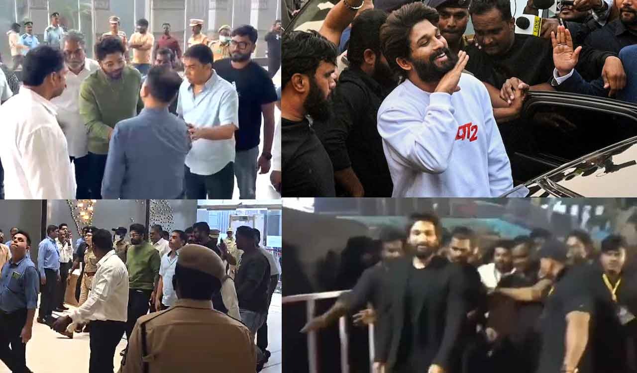 Allu Arjun visits KIMS without his personal bouncers