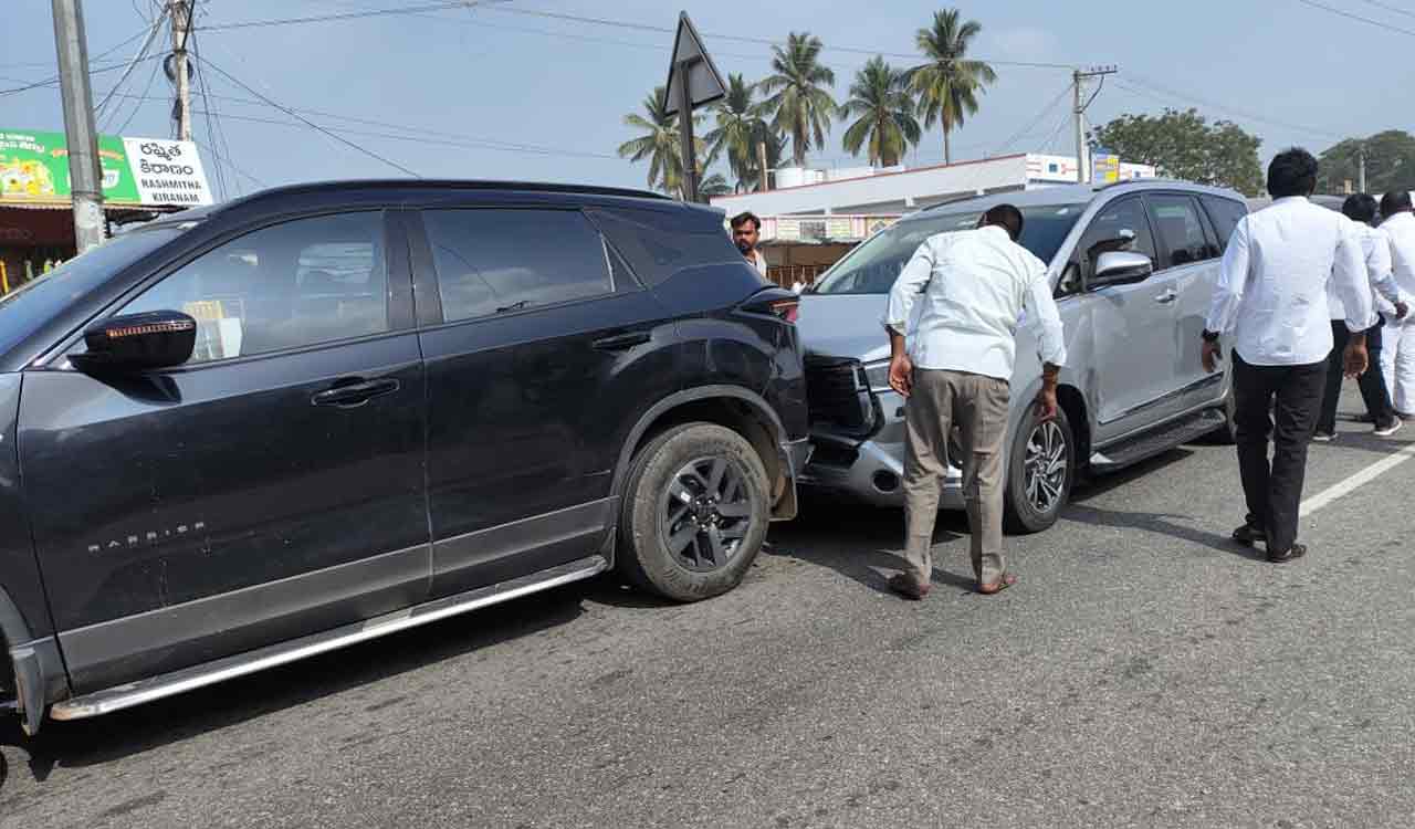 Lucky escape for Telangana Minister Uttam Kumar Reddy