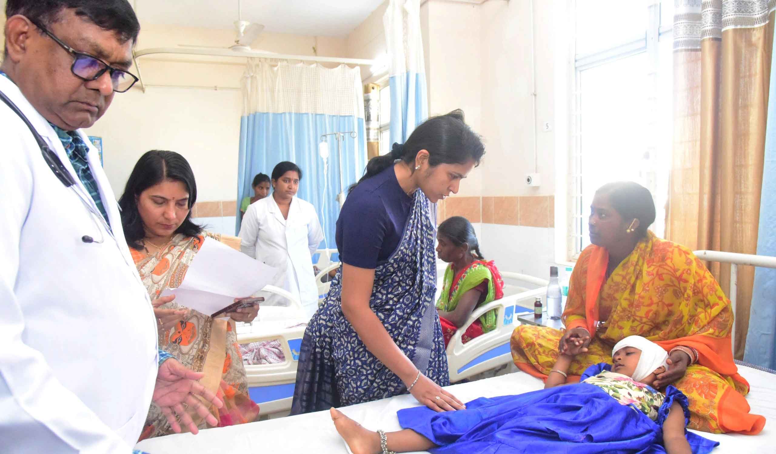 Ceiling collapse: Sangareddy Collector suspends CDPO, anganwadi teacher