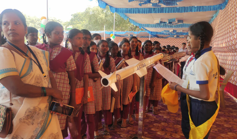 One-day long space and defense expo organised for students in Mancherial