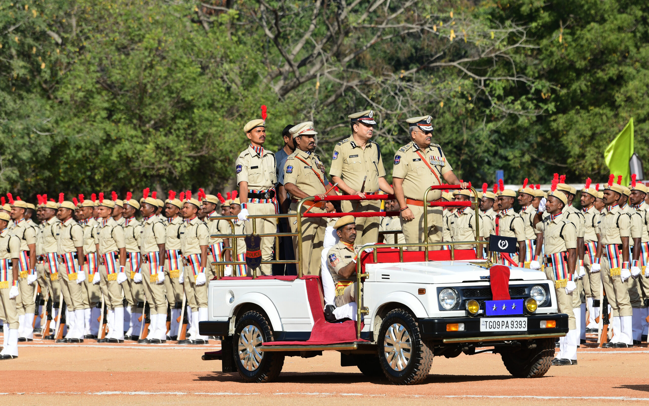 Trainee constables take part in Dikshant Parade