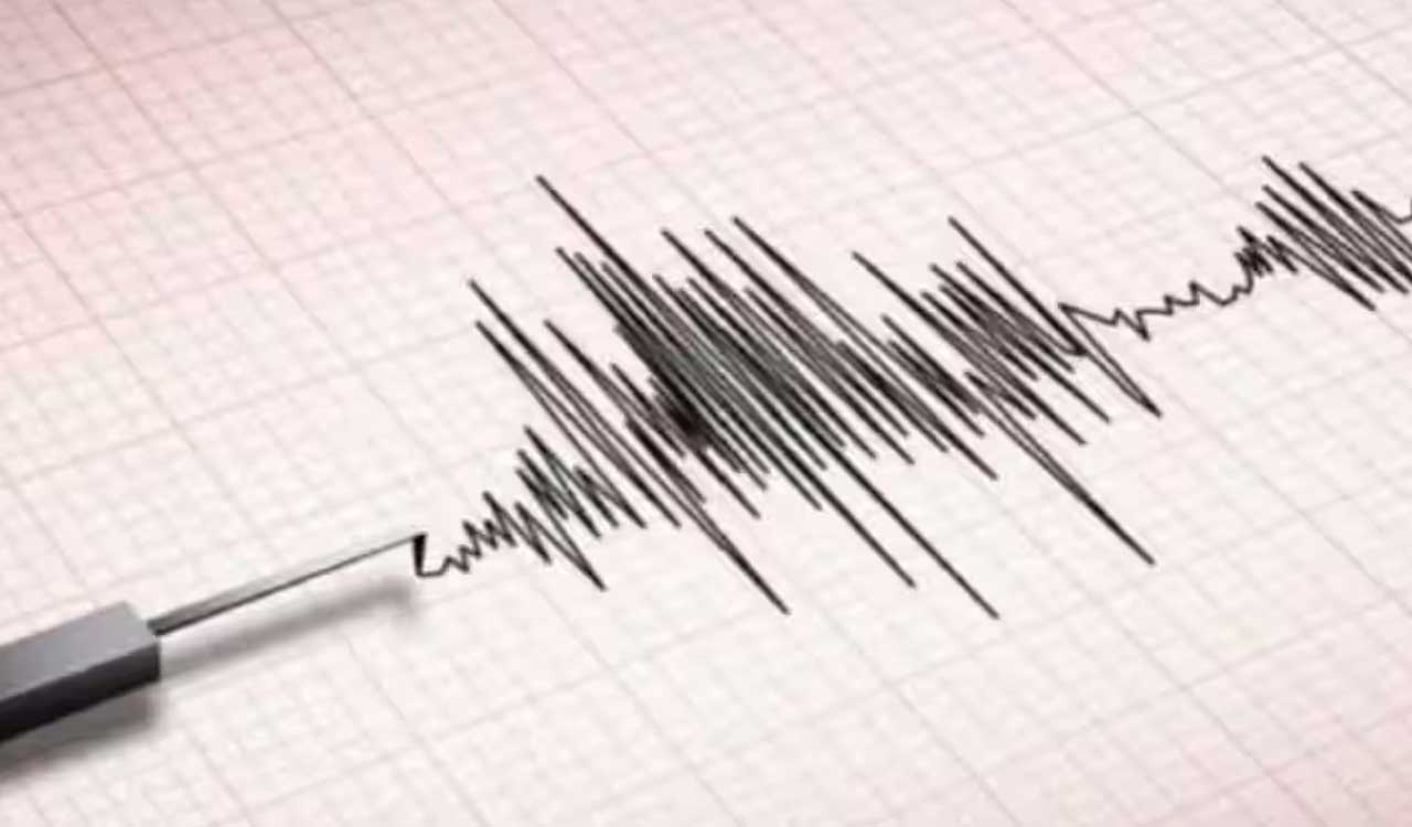 Tremors were felt in Assam after a moderate earthquake struck Myanmar-Telangana today