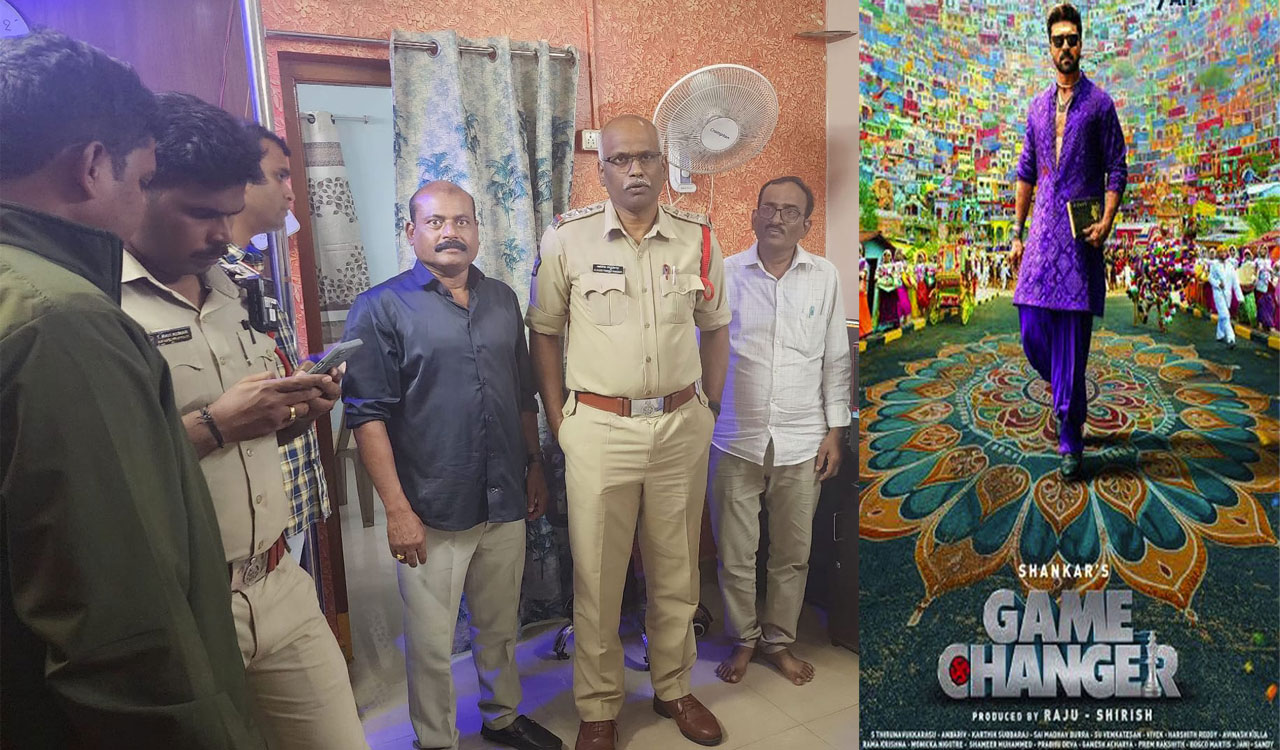 Pirated HD version of ‘Game Changer’ aired on local cable channel in Andhra Pradesh, suspect arrested
