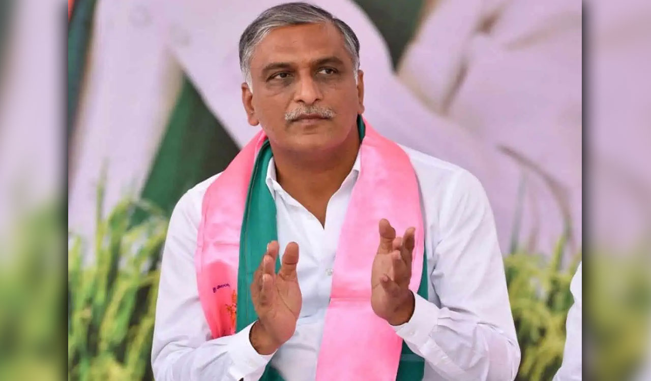 Harish Rao slams withholding of senior citizens’ pensions in Mancherial