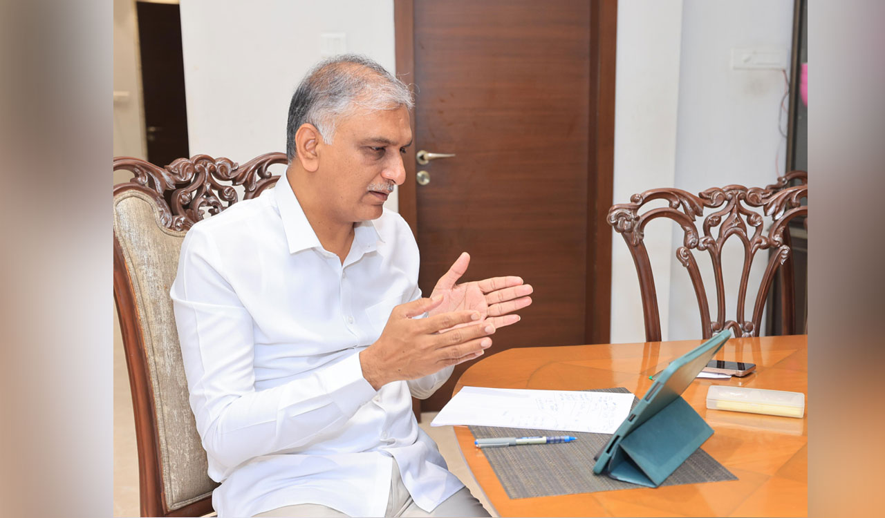 Harish Rao asks for inclusion of farmers with less than one acre for Indiramma Athmiya Bharosa