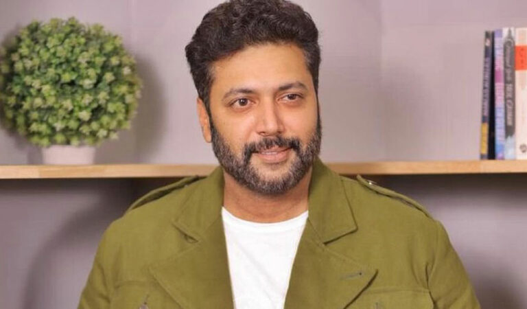 entertainment actor ravi mohans production house to produce his film with director karthik yogi