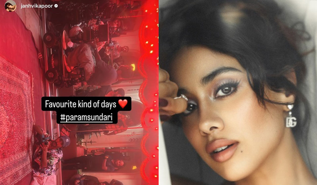 Janhvi Kapoor shares a glimpse of her ‘favourite kind of days’