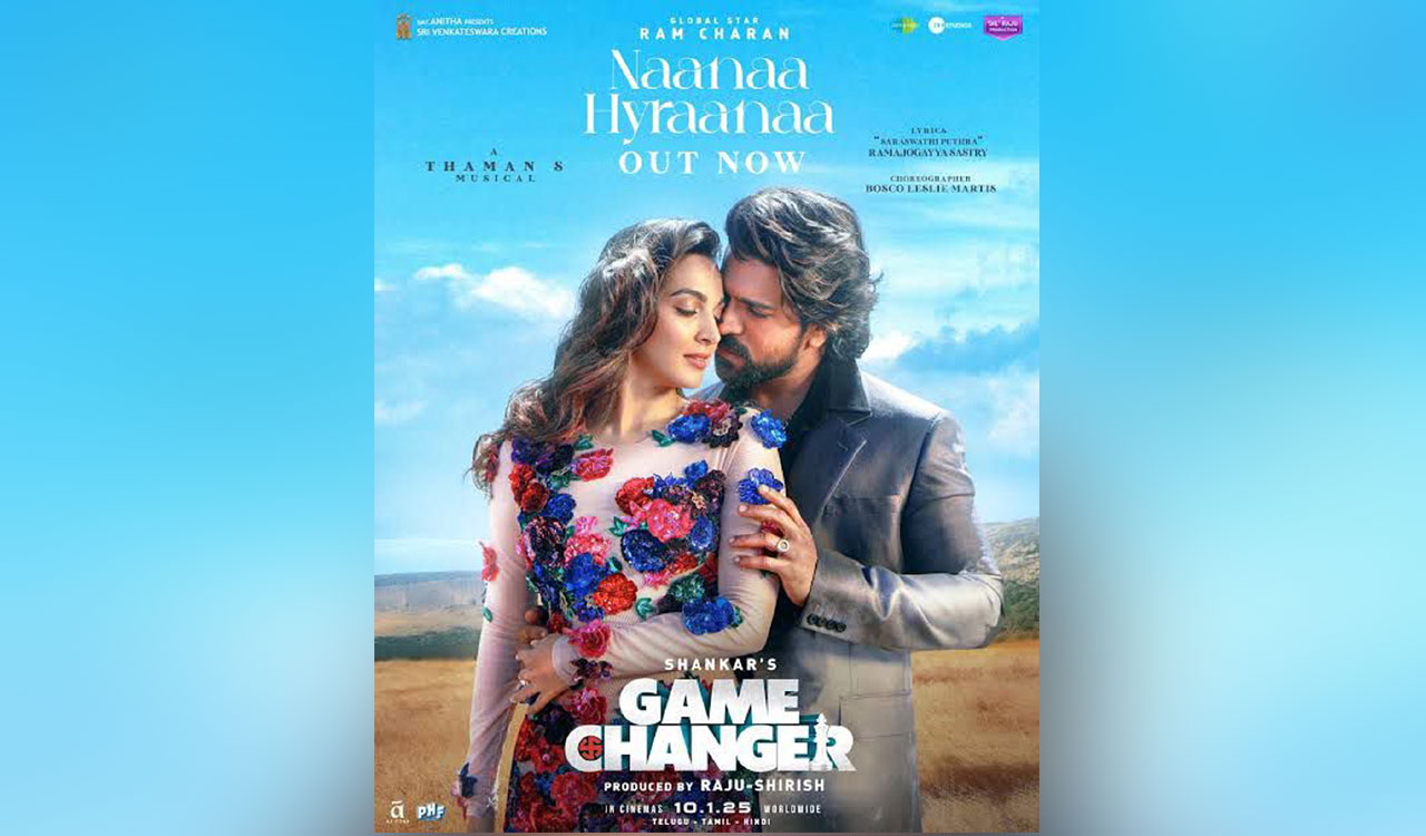 “Naanaa Hyraanaa” song added to Game Changer from day 2