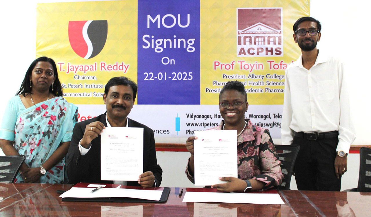 Telangana’s SPIPS signs MoU with US pharmacy college