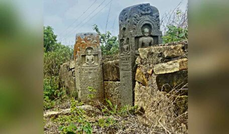 Over 50 Jain sculptures found in state of neglect in Vikarabad