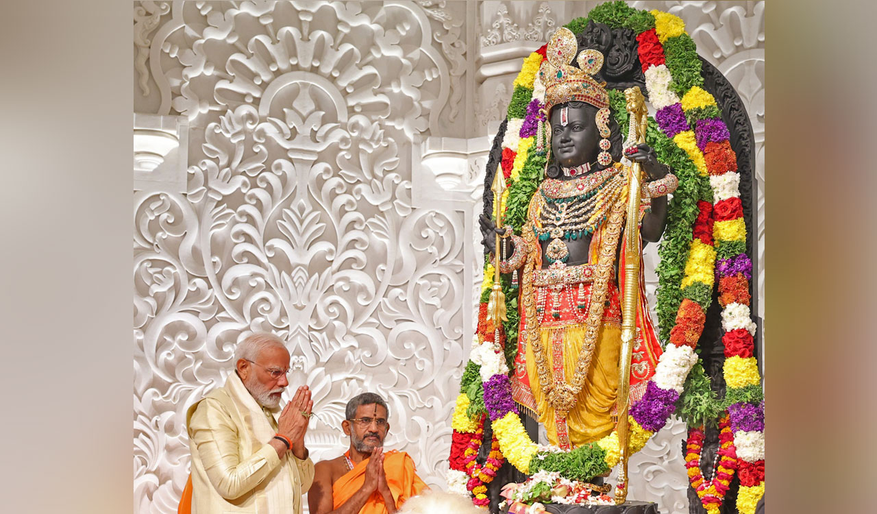 Ram temple heritage of India’s culture, spirituality: PM Modi on 1st anniv of Pran Pratishtha