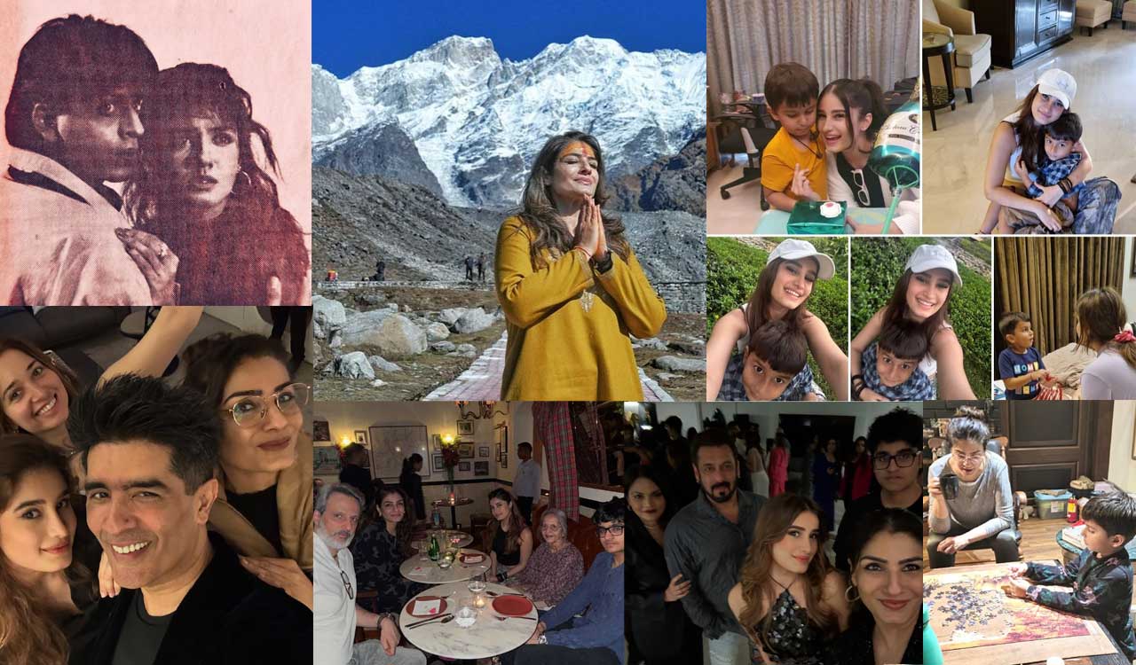 Raveena kicks off New Year with throwback pics, cherishes old memories