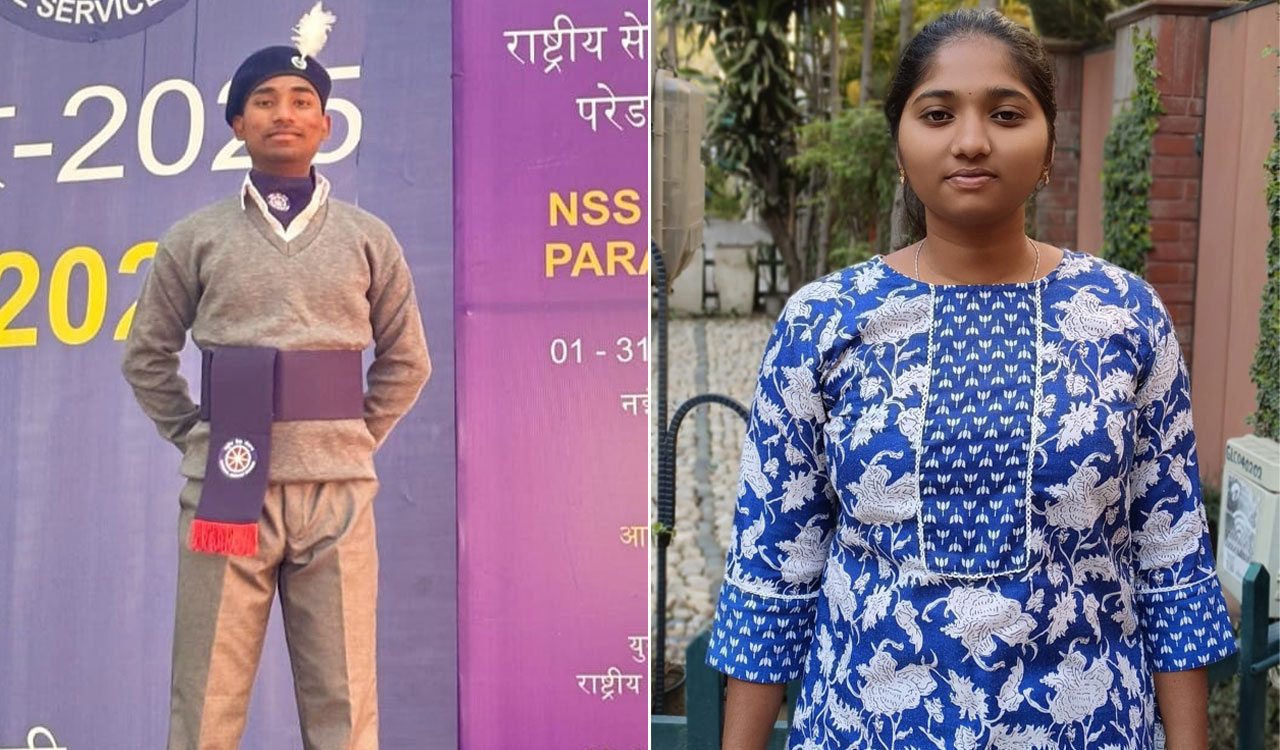 Hyderabad: Two Gocernment City College students selected for Republic Day Parade