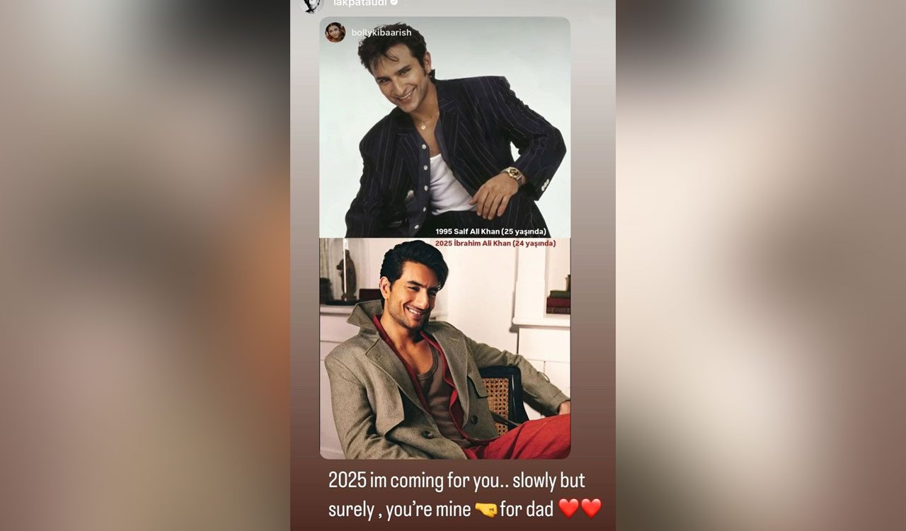 Ibrahim Ali Khan: 2025 I’m coming for you slowly but surely