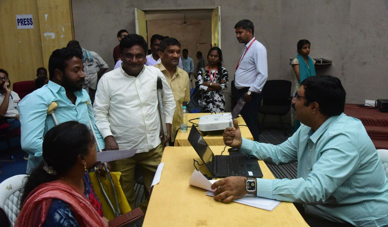 Sangareddy: 57 physically challenged persons get placement during exclusive job mela