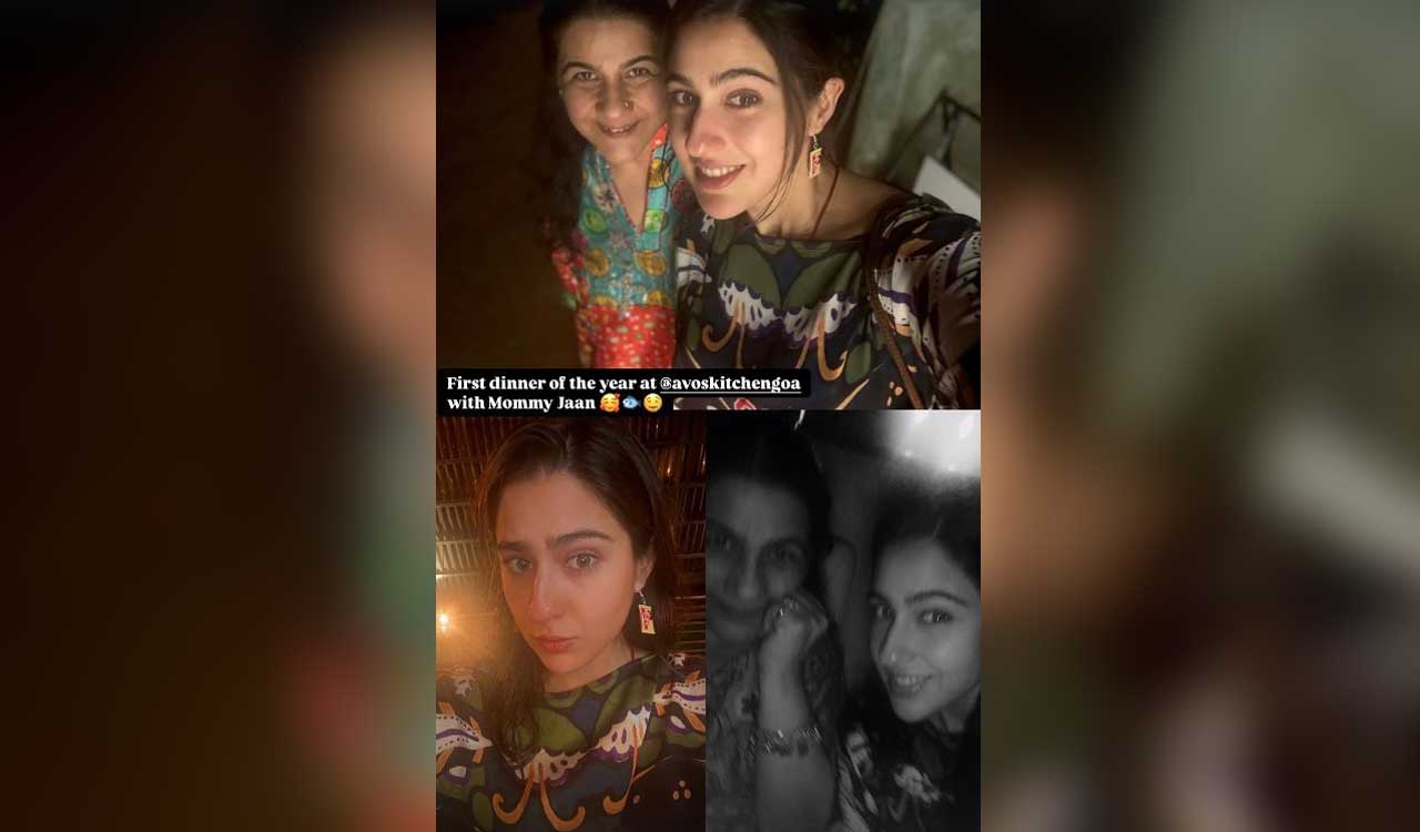 Sara Ali Khan enjoys first dinner of 2025 with her ‘jaan’