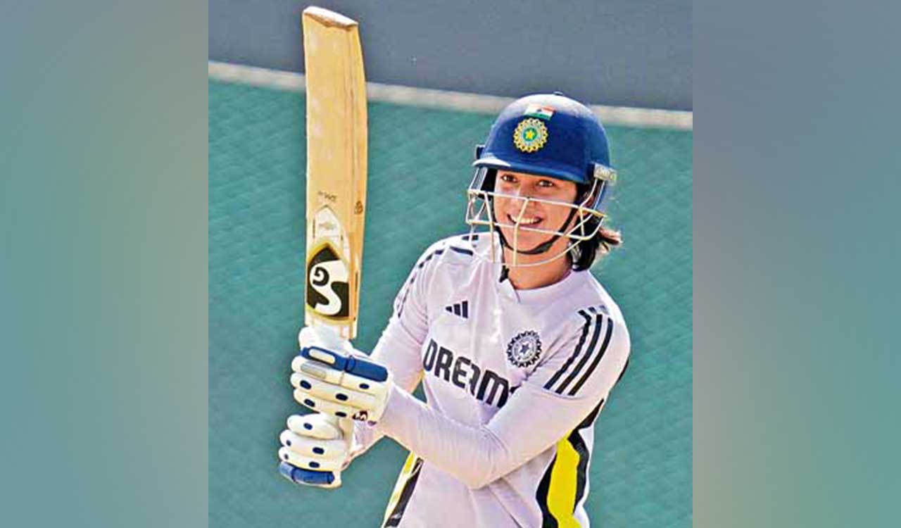 Smriti shatters Harmanpreet’s record, scores fastest ODI century