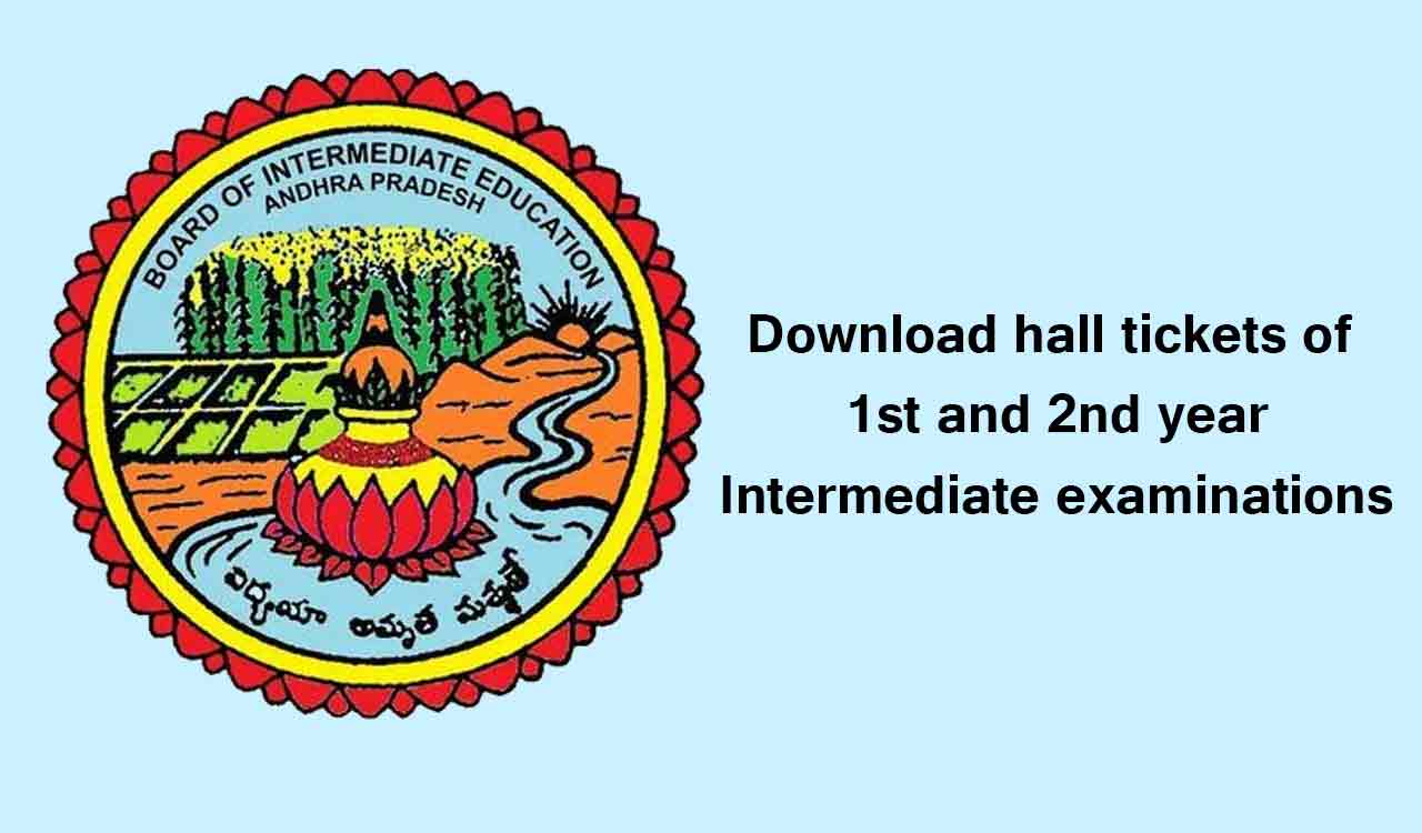 Download your AP Intermediate hall tickets from this website
