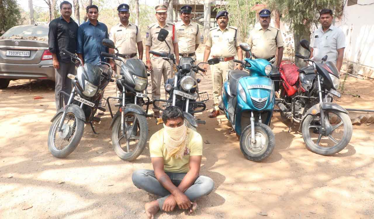 Seasoned bike lifter nabbed in Siddipet