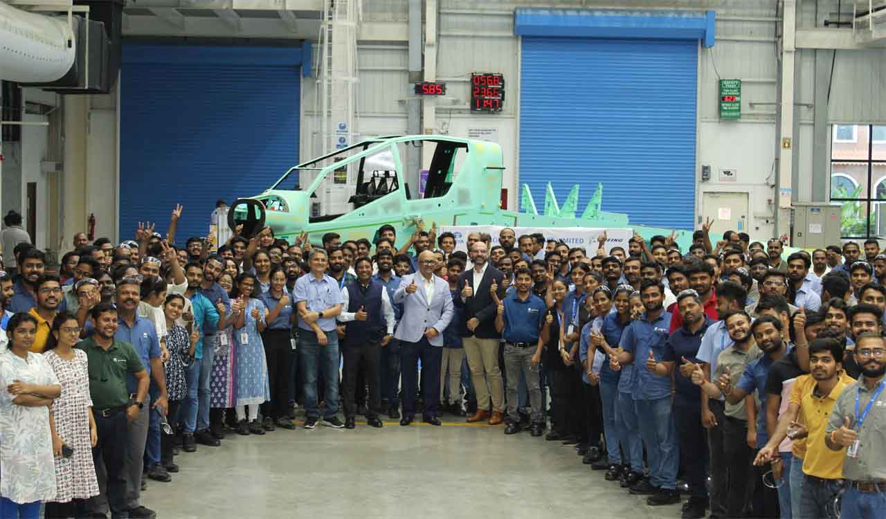 Hyderabad’s TBAL facility delivers 300th fuselage for AH-64 attack Helicopter