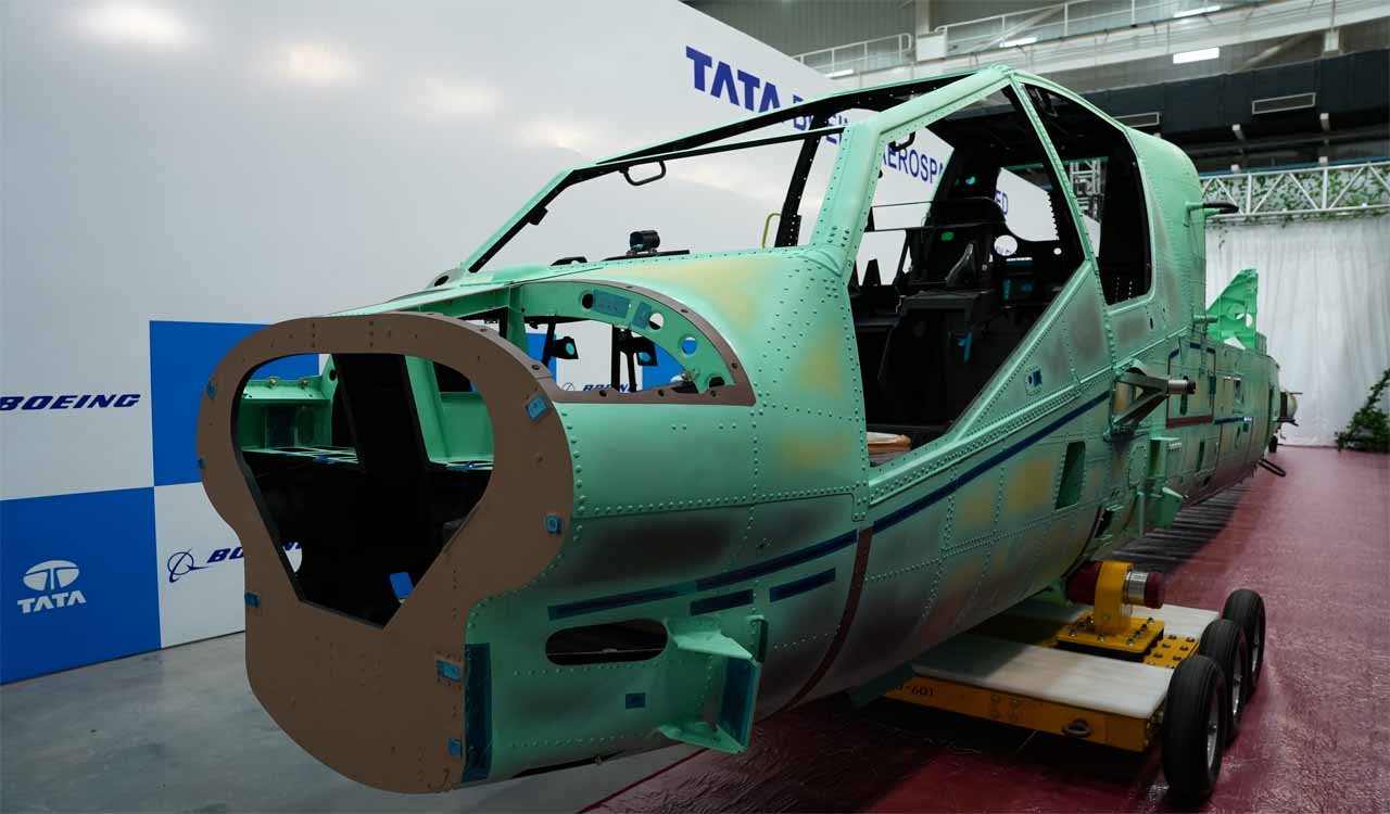 Hyderabad’s TBAL facility delivers 300th fuselage for AH-64 attack Helicopter