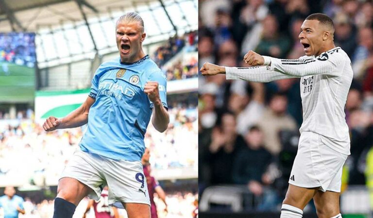 In the showdown, all eyes will be on star forwards Erling Haaland of Manchester City and Kylian Mbappé of Real Madrid.