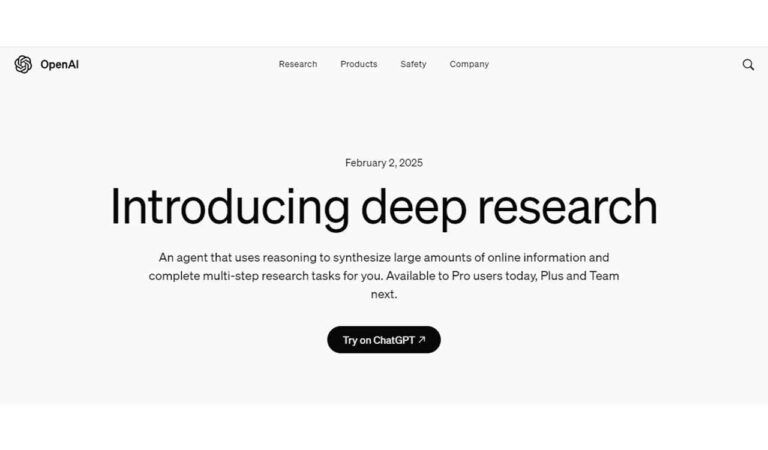 OpenAI launches advanced new AI agent 'Deep Research' challenging 'DeepSeek R1'