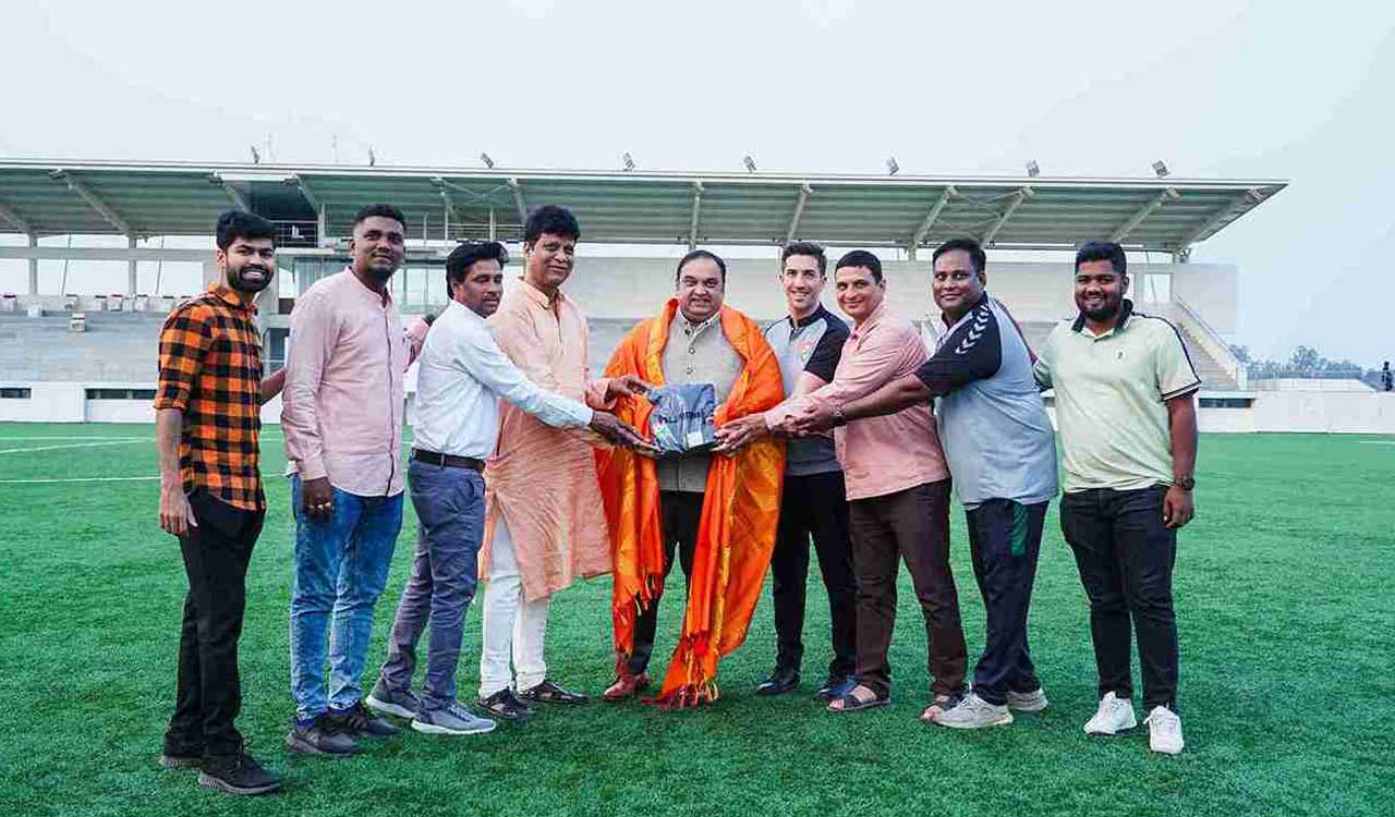 Telangana Football Association chairman KT Mahi honoured as TFA prepares to launch U-13 and U-15 Youth League