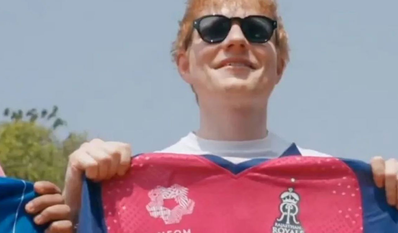 Ed Sheeran plays cricket with Rajasthan Royals stars, pays tribute to Shane Warne