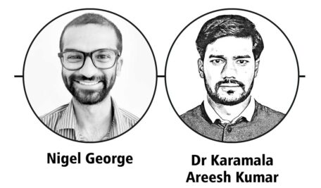 Nigel George, Dr Karamala Areesh Kumar