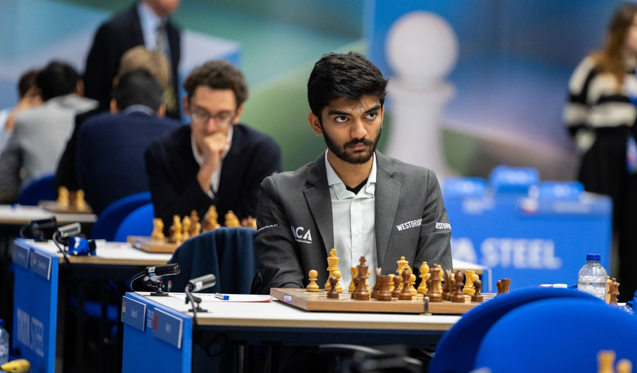 Gukesh draws with Wei Yi to maintain lead at Tata Steel Masters