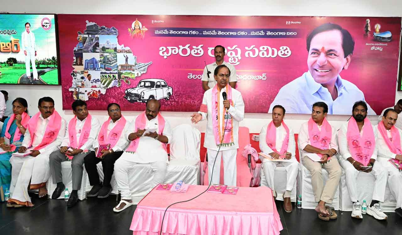 KCR confident of BRS returning to power in Telangana, calls for renewed agitation to save State