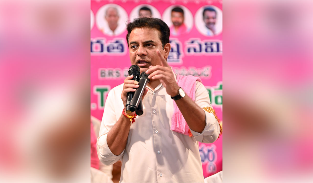 Telangana: KT Rama Rao hits out at deep-rooted corruption in Congress